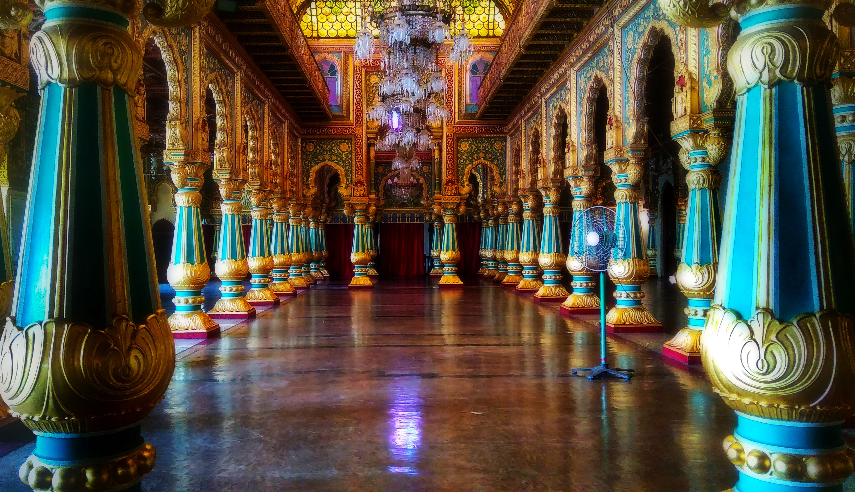 Interior of Mysore Palace